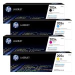 HP Pack Of 4 205A Original Laser Jet Toner Cartridge (Cyan / Black / Magenta / Yellow)