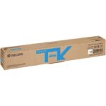 Kyocera TK-8115C Laser Toner Cyan Original Premium Printer Cartridge 1T02P3CNL0 for Ecosys M8124, ECOSYS M8130