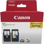 Canon Canon INK Cartridge PG 460 CL 461 EMB Multicolor-Pack of 5pcs