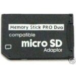 Memory Stick pro duo/Converter for Sony PSP & Camera