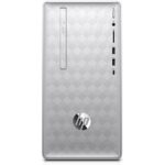 HP Pavilion Desktop Computer, Intel Core i3-8100, 8GB RAM, 1TB hard drive, Windows 10 (590-p0030, Silver)