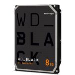 Western Digital WD_BLACK 8TB Performance Internal Hard Drive HDD - 7200 RPM, SATA 6 Gb/s, 256 MB Cache, 3.5" - WD8002FZBX