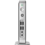 HP T310 G2 Zero Client Slimline Desktop, 512MB RAM, 32GB Flash Storage, Black/Silver