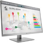 HP EliteDisplay E273q 27-Inch Screen LED-Lit Monitor Black/Silver (1FH52A8#ABA)