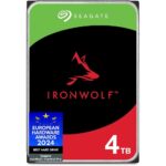Seagate IronWolf 4TB NAS Internal Hard Drive HDD – CMR 3.5 Inch SATA 6Gb/s 5400 RPM 64MB Cache for RAID Network Attached Storage, Rescue Services – Frustration Free Packaging (ST4000VNZ06)