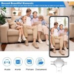 zifuwie Flash Drive 256GB USB Memory Stick 4 in 1 USB Type C Thumb Drives USB Stick OTG Photo Stick Jump Drive External Storage Compatible for i Phone/PC/i Pad/More Device - Image 3